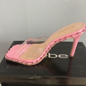 Bebe Pink Glamorous Heels